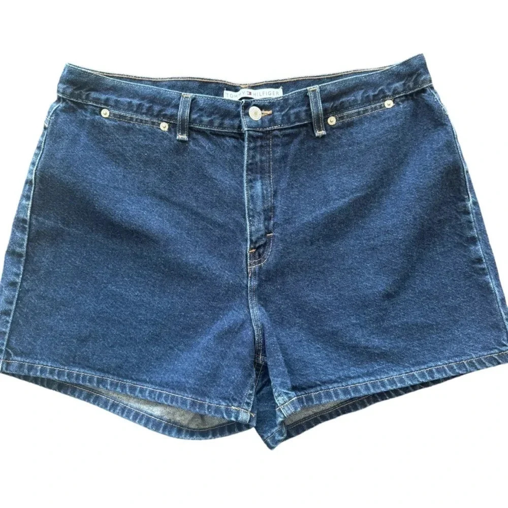 Vintage Y2K Tommy Hilfiger Denim Jean Shorts womens size 16